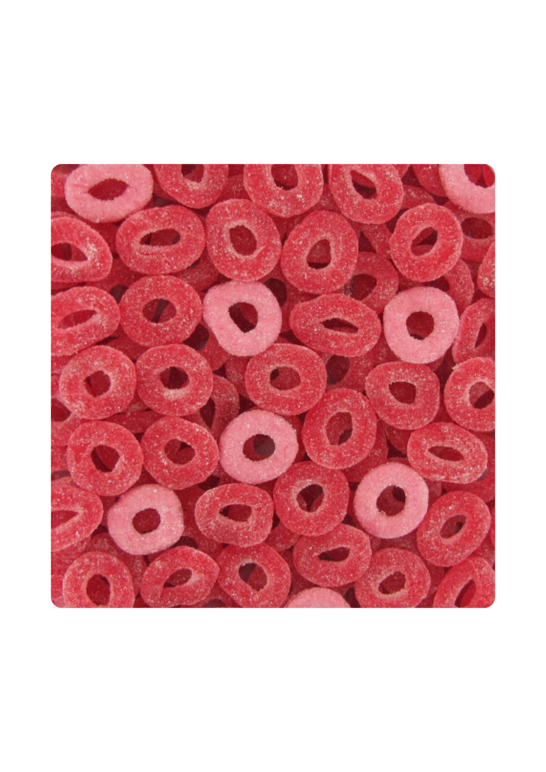 Anneaux Fraise Halal 100g